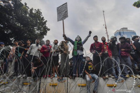 Aksi tolak UU Cipta Kerja