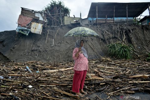 Dampak banjir bandang di Garut