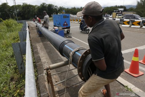 Target penyaluran air bersih