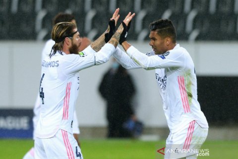 Liga Champions: Casemiro selamatkan Madrid dari kekalahan