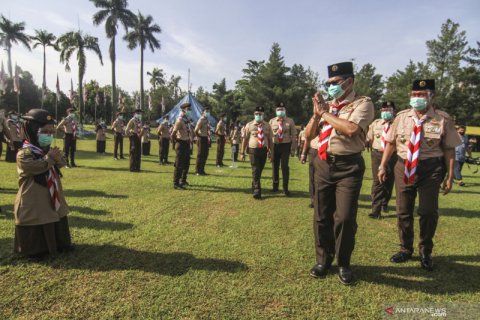 Apel kesiapsiagaan Pramuka peduli