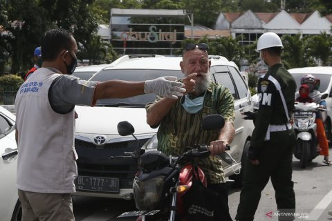 Razia protokol kesehatan COVID-19