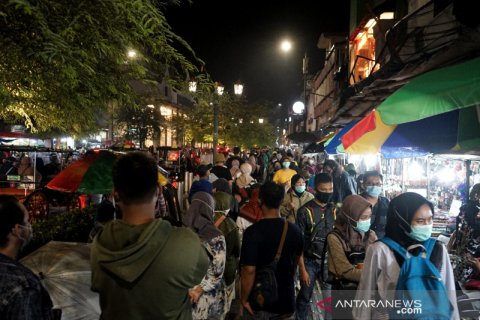 Wisatawan padati kawasan Malioboro