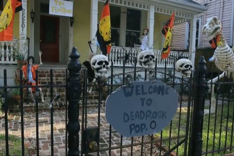 Dekorasi Halloween mulai bermunculan di New Orleans