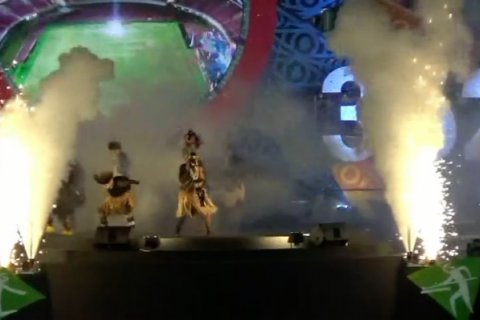 Kemeriahan peresmian stadion utama PON XX Papua
