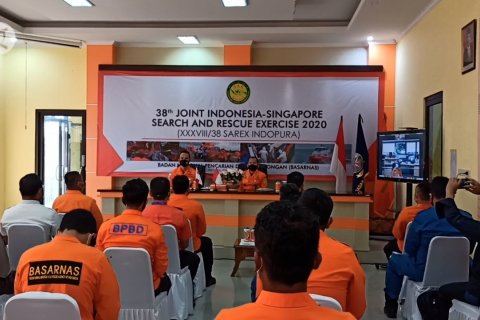 Basarnas-SAR Singapura latihan bersama penanganan kecelakaan pelayaran