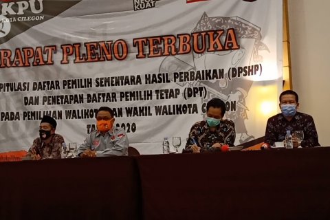 KPU Kota Cilegon tetapkan DPT Pilkada 297.045 pemilih