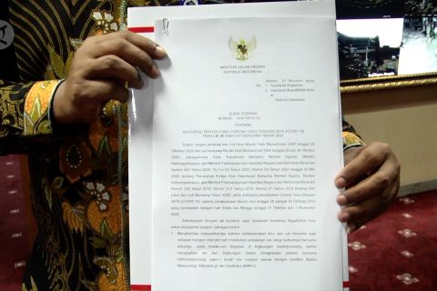 Mendagri terbitkan surat edaran antisipasi penyebaran COVID-19 pada libur dan cuti bersama