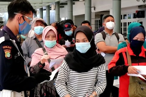 Libur panjang, Stasiun Pasar Senen terpantau ramai