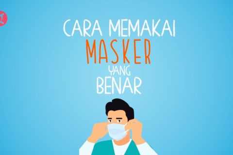 Protokol kesehatan 3M, memakai masker dengan benar
