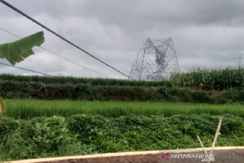 (FOTO) - Tiang SUTET Roboh