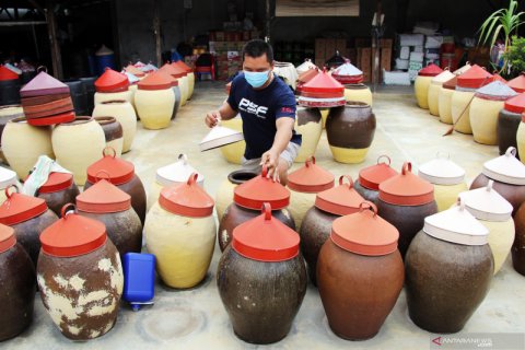 Industri tauco rumahan di Dumai