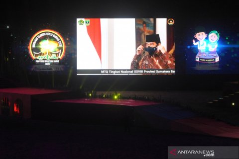 Pembukaan MTQ Nasional ke-28 di Sumbar
