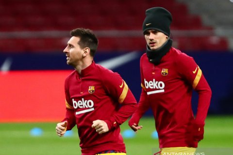 Griezmann buka suara soal hubungan dengan Messi