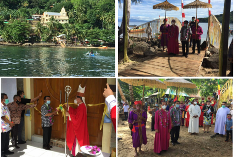 Uskup Manado resmikan Gereja Katolik Stasi Kahakitang Tahuna