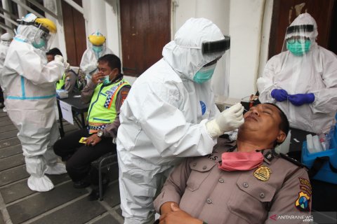 Tes usap personel Pilkada Surabaya