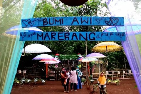 Wisata bambu, hiburan gratis di tengah pandemi