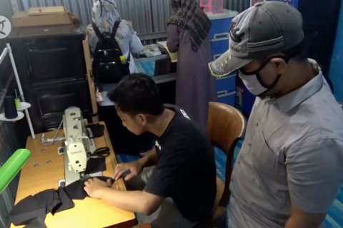 KPU Ngawi gandeng pelaku UMKM untuk penyediaan masker kain