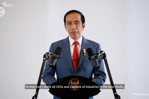 Presiden Jokowi promosikan Omnibus Law di KTT APEC
