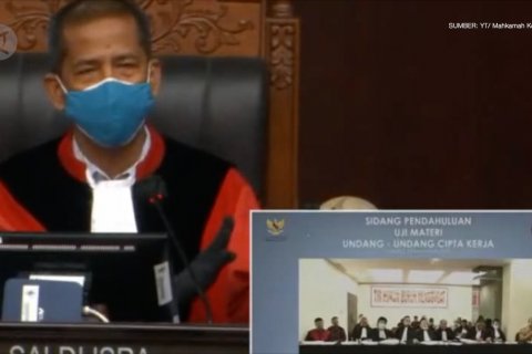 Sidang perdana, MK minta pemohon uraikan kerugian konstitusional UU Ciptaker