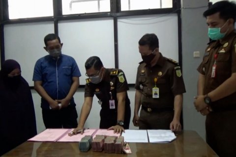 Terpidana kasus korupsi dana hibah Panwaslu Magetan kembalikan kerugian negara