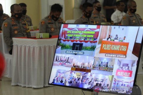 APEL PENGAMAN PILKADA SERENTAK DI SULAWESI TENGGARA
