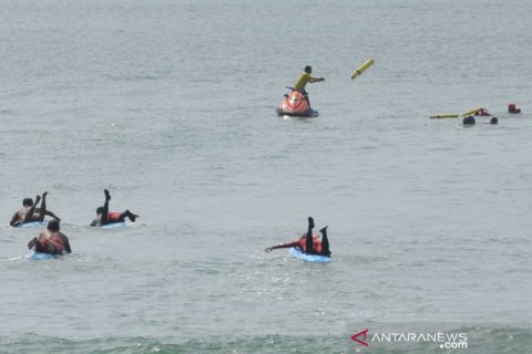 Pelatihan jetski bagi personel Basarnas Bali