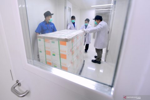 Vaksin COVID-19 Sinovac tiba di Bio Farma