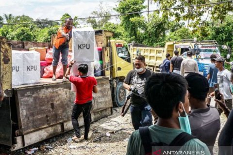 Pergeseran Logistik Pilkada Keerom