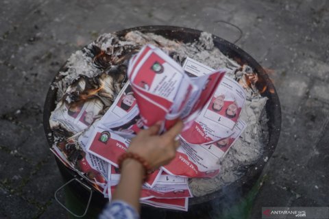 Pemusnahan surat suara rusak Pilkada Solo