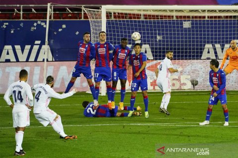 Liga Spanyol : Real Madrid kalahkan Eibar
