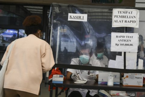 Wajib tes cepat antigen bagi penumpang KA