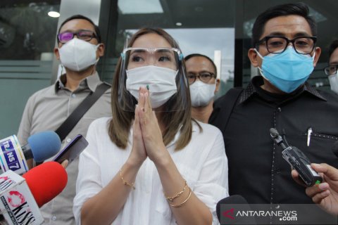 Gisella Anastasia jalani pemeriksaan di Polda Metro Jaya