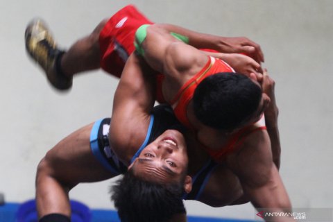 Pemusatan latihan pegulat Jatim