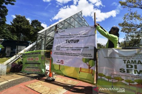 Penutupan Kawasan Taman Menteng