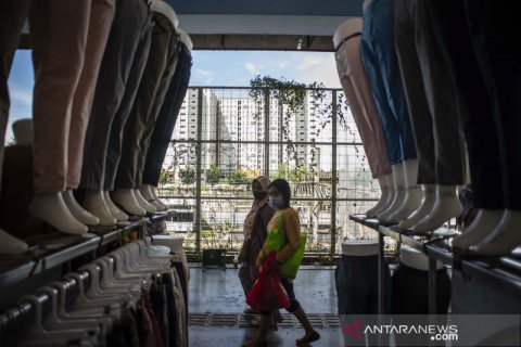 Begini suasana Pasar Tanah Abang saat libur natal dan tahun baru