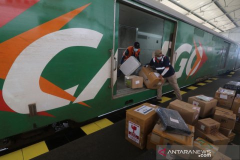 Distribusi kebutuhan pokok melalui kereta api