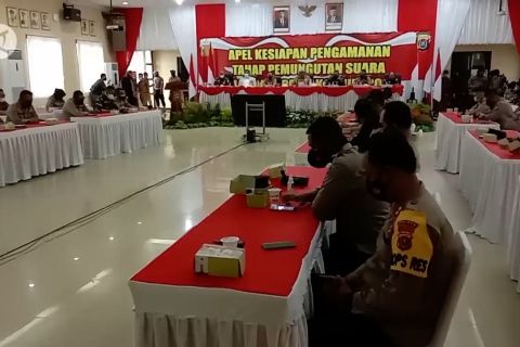 Gubernur Sultra pimpin apel PAM pemungutan suara