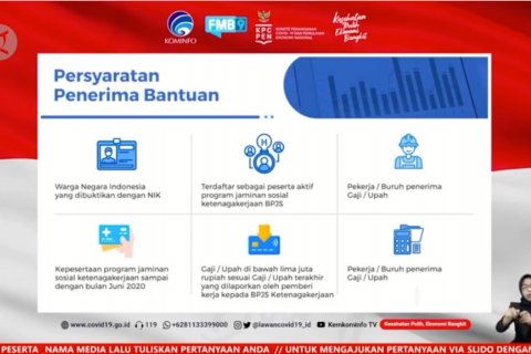 penyaluran BSU terhambat, Menaker koordinasi dengan BPJS Ketenagakerjaan