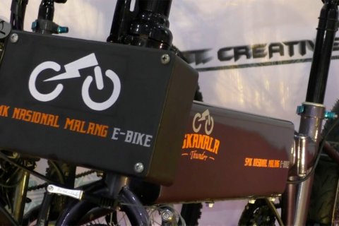 Inovasi sepeda listrik karya siswa SMK Malang