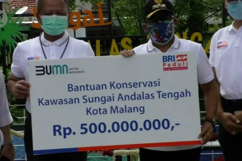 BRI serahkan CSR konservasi Sungai Andalas senilai Rp500 juta