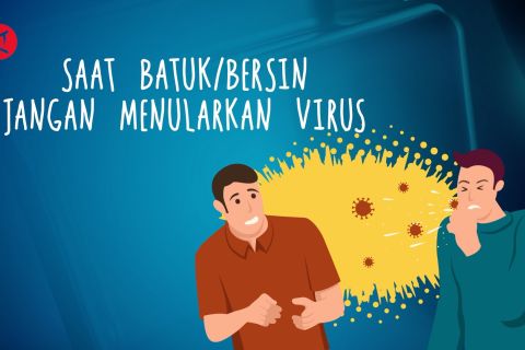 Ingat etika batuk dan bersin di tempat umum