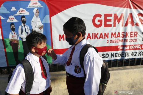 Sejumlah sekolah mulai gelar belajar tatap muka