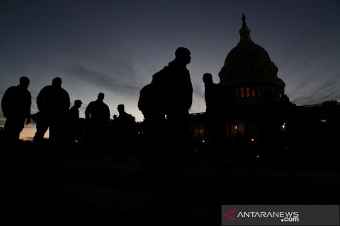 Situasi Capitol Hill usai penyerbuan pendukung Donald Trump