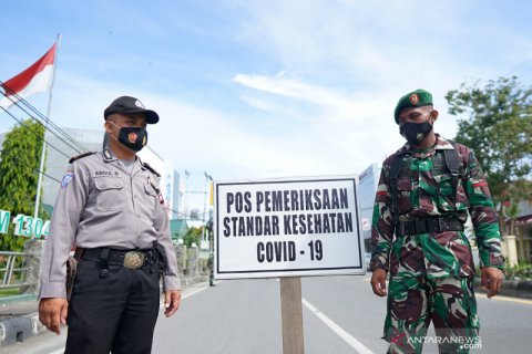 Razia masker di Gorontalo