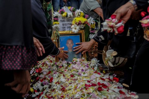 Pemakaman prajurit TNI yang gugur di Papua