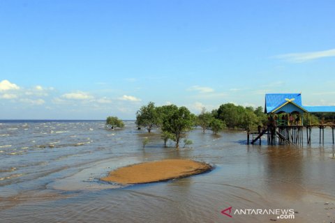 Menikmati Pantai Sepahat Bengkalis