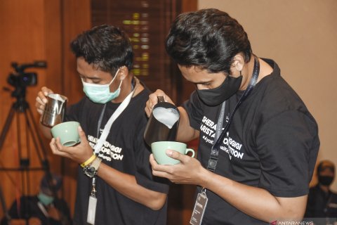 Kompetisi barista di Lombok