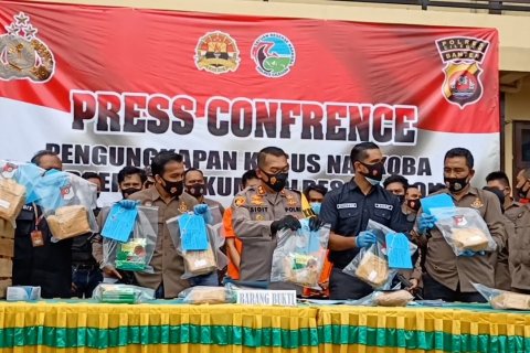 Polres Cilegon gagalkan peredaran sabu senilai Rp13,8 miliar