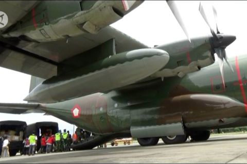 Lanud Adisutjipto berangkatkan bantuan bagi korban banjir Kalsel